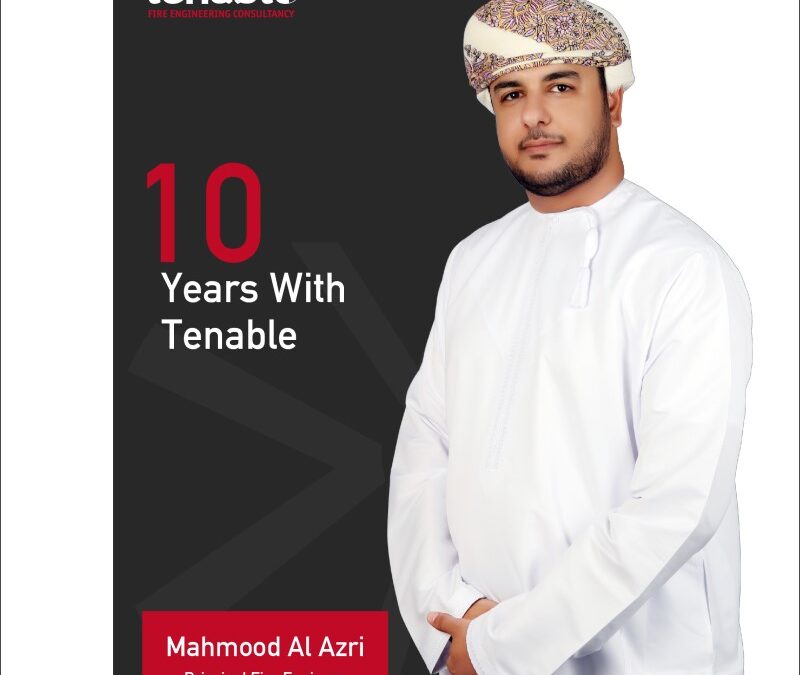 Ten years with Tenable FEC: Mahmood Al Azri, Principal Fire Engineer